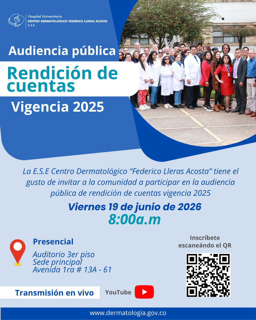 Rendición de cuentas vigencia 2025